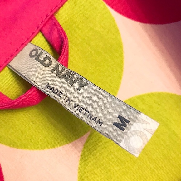 Old Navy Pink Waterproof Trench Raincoat - Picture 3 of 13